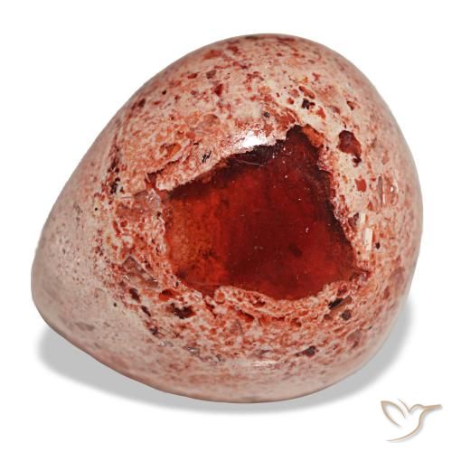 Ópalo de fuego multicolor natural de 19,28 ct, en forma de pera, opaco