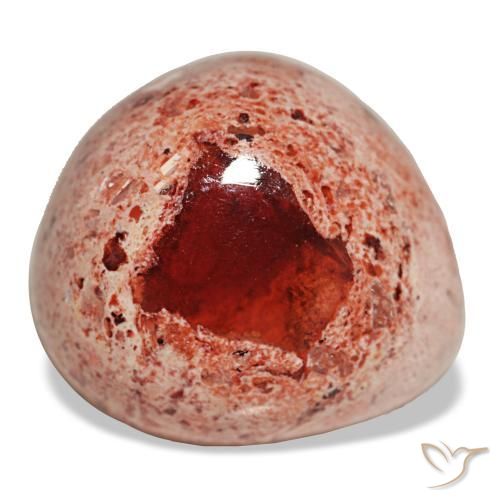 Ópalo de fuego multicolor natural de 19,28 ct, en forma de pera, opaco