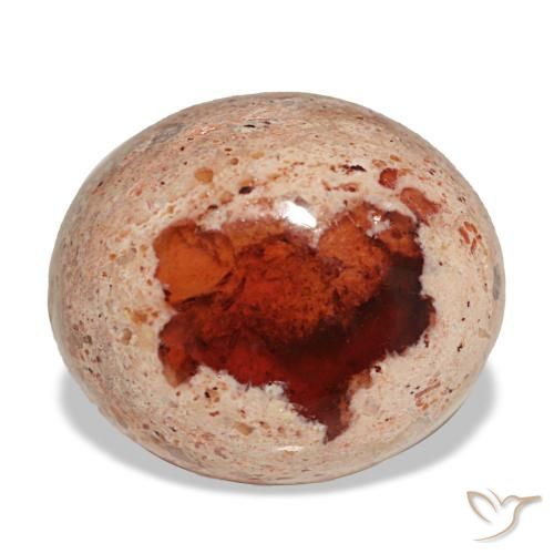 Ópalo de fuego multicolor natural de 12,67 ct, corte óvalo, opaco