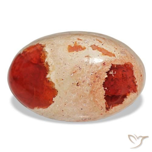 Ópalo de fuego multicolor natural de 23,11 ct, corte óvalo, opaco