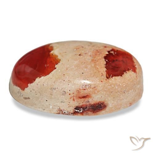 Ópalo de fuego multicolor natural de 23,11 ct, corte óvalo, opaco