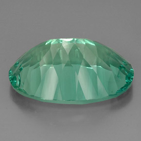 Fluorita verde natural de 49,15 ct, corte óvalo, VVS