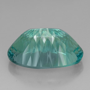 Fluorita verde natural de 67,26 ct, corte óvalo, VVS