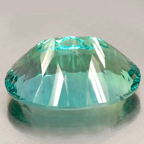 Fluorita multicolor natural de 25,96 ct, corte óvalo, VVS-VS