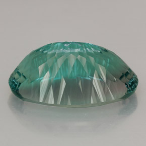Fluorita multicolor natural de 70,27 ct, corte óvalo, VVS