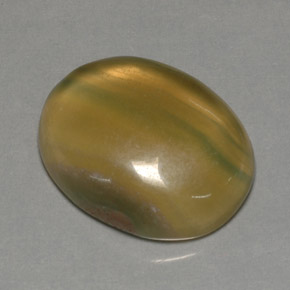 Fluorita multicolor natural de 42,84 ct, transparente, transparente / translúcido