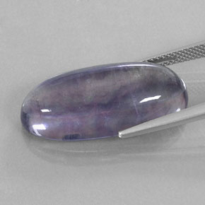 Fluorita multicolor natural de 19,82 ct, transparente, transparente / translúcido