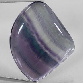 Fluorita multicolor natural de 31,33 ct, forma elegante, transparente