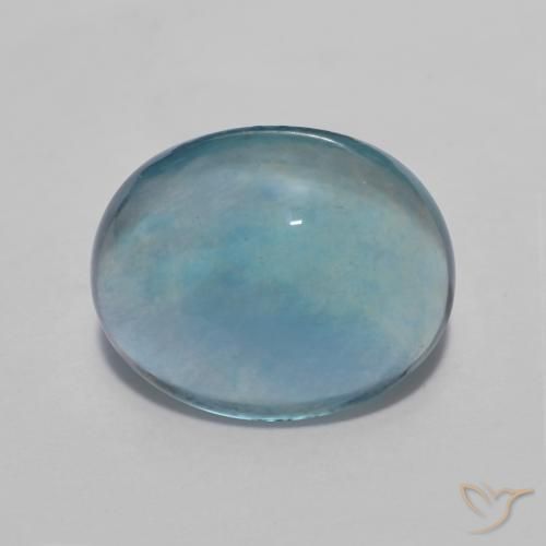 5.61ct Natural Cerceta Fluorita, Ovalada, Transparente