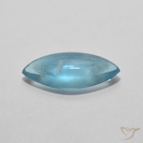 Fluorita Cerceta claro natural de 2.12 ct, Marquesa, Transparente