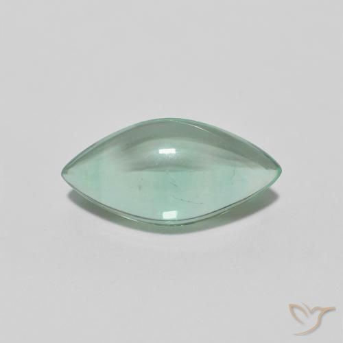 2.74ct Natural Verde amarillo muy claro Fluorita, Marquesa, Transparente