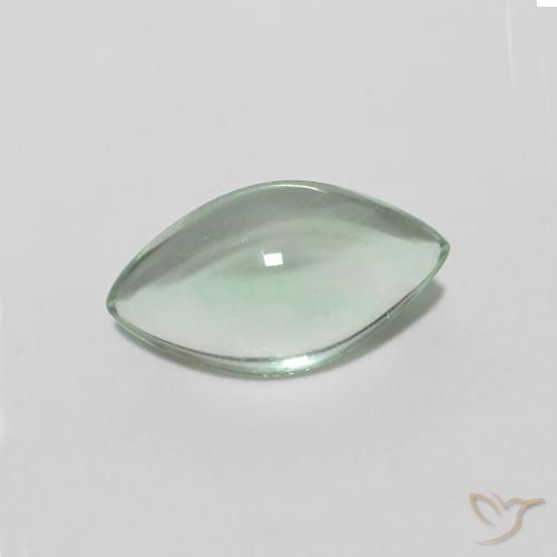 Fluorita Menta claro natural de 2.78 ct, Marquesa, Transparente