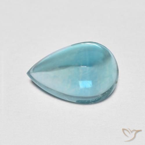 2.31ct Natural Verde azul Fluorita, En forma de pera, Transparente