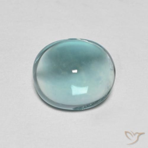 2.30ct Natural Tono cerceta Fluorita, Ovalada, Transparente