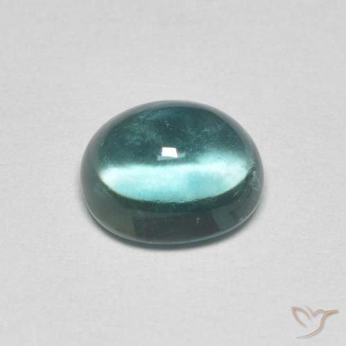 Fluorita Tono cerceta natural de 2.30 ct, Ovalada, Transparente