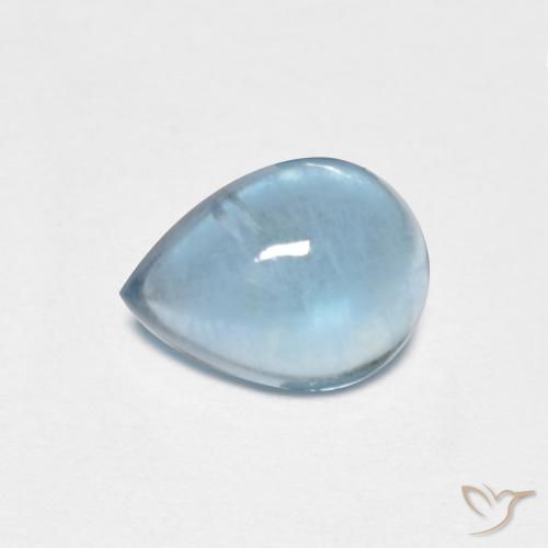 1.88ct Natural Cerceta claro Fluorita, En forma de pera, Transparente