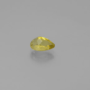 Berilo Dorado Amarillo natural de 0.71 ct, En forma de pera, VVS