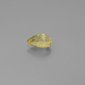 Berilo dorado amarillo natural de 0,70 ct, en forma de pera, VVS