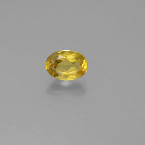 Berilo Dorado Amarillo natural de 0.72 ct, Corte Óvalo, VS-SI