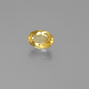 Berilo dorado amarillo natural de 0,82 ct, corte óvalo, VVS-VS