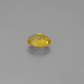 Berilo dorado amarillo natural de 0,66 ct, corte óvalo, VVS-VS