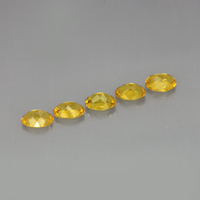 Gemas de berilo dorado amarillo natural de  ct, corte óvalo, VVS