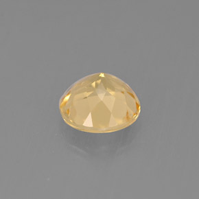 Berilo dorado amarillo natural de 0,69 ct, corte redondo, VS