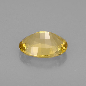 Berilo Dorado Amarillo natural de 0.63 ct, Corte Óvalo, VVS-VS