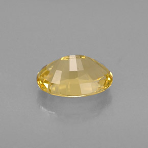 Berilo dorado amarillo natural de 0,76 ct, corte óvalo, VVS-VS