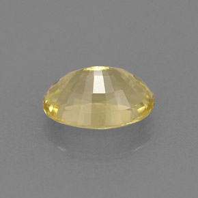 Berilo dorado amarillo natural de 0,77 ct, corte óvalo, VVS-VS