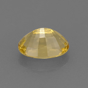 Berilo dorado amarillo natural de 0,83 ct, corte óvalo, VS