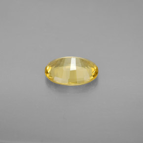 Berilo dorado amarillo natural de 0,93 ct, corte óvalo, VVS