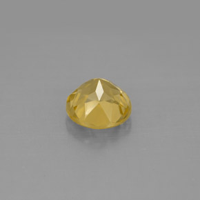 Berilo dorado amarillo natural de 0,98 ct, corte redondo, VS