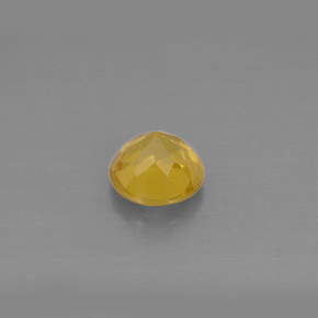 Berilo dorado amarillo natural de 0,81 ct, corte redondo, VS