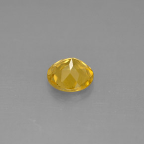 Berilo dorado amarillo natural de 0,85 ct, corte redondo, VS