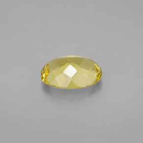Berilo dorado amarillo natural de 1,51 ct, corte óvalo, VVS