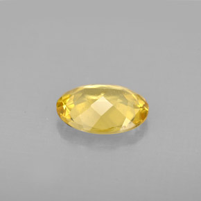 Berilo dorado amarillo natural de 1,48 ct, corte óvalo, VS