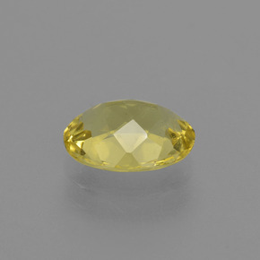 Berilo dorado amarillo natural de 1,56 ct, corte óvalo, VS