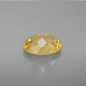 Berilo dorado amarillo natural de 1,63 ct, corte óvalo, VS