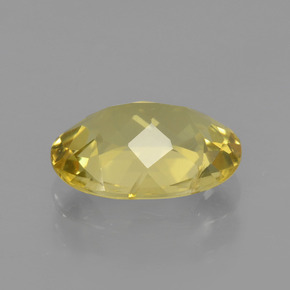 Berilo Dorado Amarillo natural de 1.33 ct, Corte Óvalo, VVS