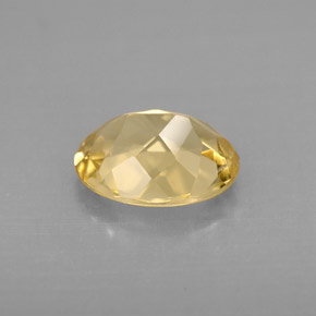 Berilo Dorado Amarillo natural de 1.64 ct, Corte Óvalo, VVS-VS