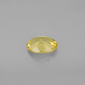 Berilo dorado amarillo natural de 0,97 ct, corte óvalo, VVS