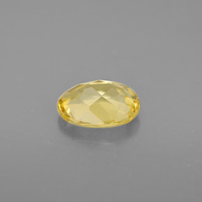 Berilo Dorado Amarillo natural de 0.97 ct, Corte Óvalo, VVS-VS