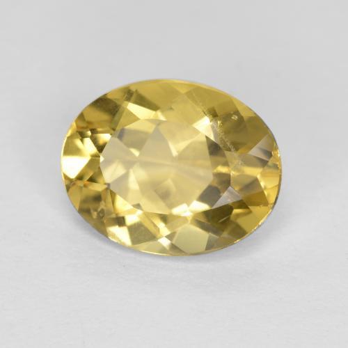 Berilo Dorado Amarillo-dorado claro natural de 1.49 ct, Corte Óvalo, VS