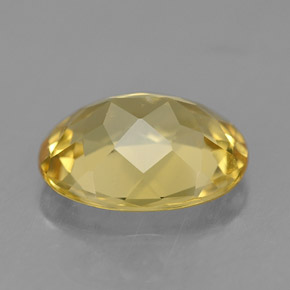 Berilo dorado amarillo natural de 1,53 ct, corte óvalo, VVS