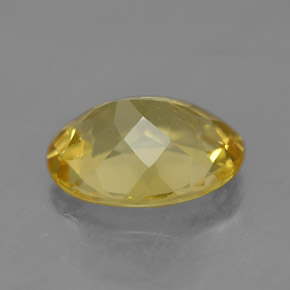 Berilo Dorado Amarillo natural de 1.46 ct, Corte Óvalo, VS