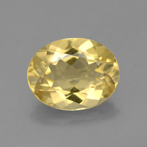 Berilo dorado amarillo natural de 1,46 ct, corte óvalo, VVS-VS