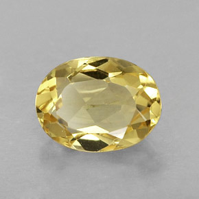 Berilo dorado amarillo natural de 1,14 ct, corte óvalo, VVS-VS
