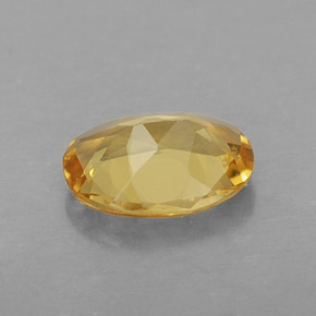 Berilo dorado amarillo natural de 0,81 ct, corte óvalo, VVS-VS