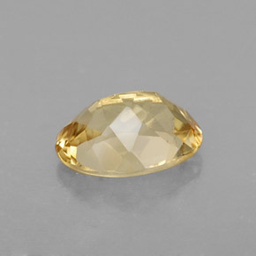 Berilo Dorado Amarillo natural de 1.08 ct, Corte Óvalo, VVS-VS